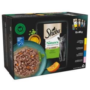 Sheba Complete Wet Cat Food Nature's Collection Mixed Selection in Gravy