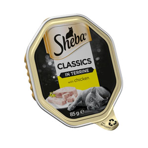 Sheba Foil Classics in Terrine Chicken 85g