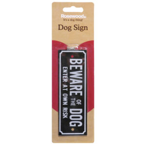 Rosewood Dog Signs 6x2"