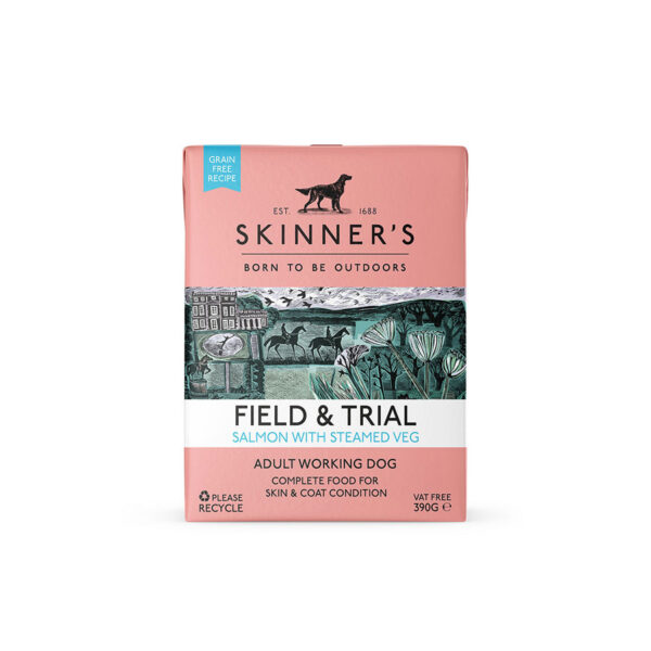 Skinner's Field & Trial Complete Wet Dog Food Adult Salmon 390g