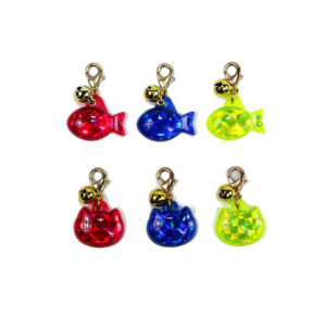 Ancol Reflective ID Tag Fish Shape Cat Assorted Colours