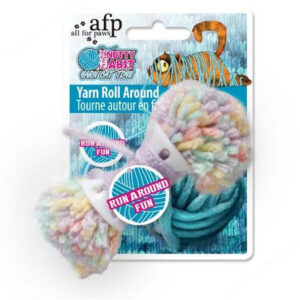 All For Paws Knotty Habit Yarn Roll Around Cat Toy