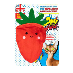 BAM! Catnip Filled Cat Toy Sally Strawberry