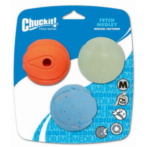 Chuckit Fetch Medley Assorted Medium 3 Pack