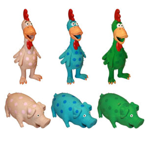 Happy Pet Assorted Latex Animal Dog Toys