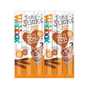 Webbox Tasty Sticks Cat Treats Turkey & Lamb 6pk