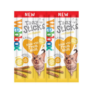 Webbox Tasty Sticks Cat Treats Cheese 6pk