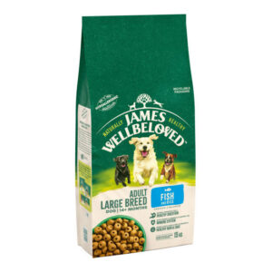 James Wellbeloved Complete Dry Dog Food Adult Large Breed Fish 15kg
