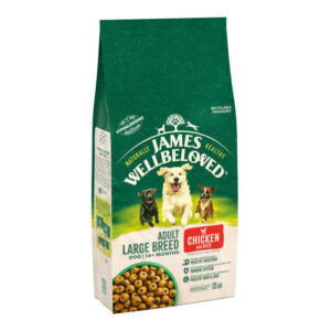 James Wellbeloved Complete Dry Dog Food Adult Large Breed Chicken 15kg