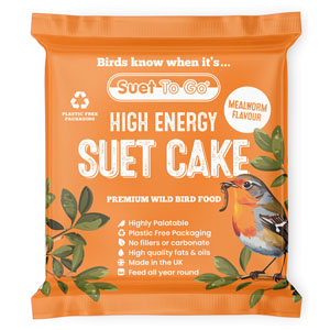 Suet to Go Hi Energy Cake Mealworm 280g