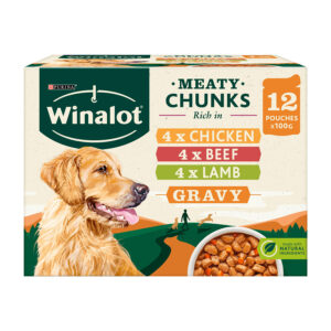 Winalot Complete Wet Dog Food Adult Meaty Chunks in Gravy